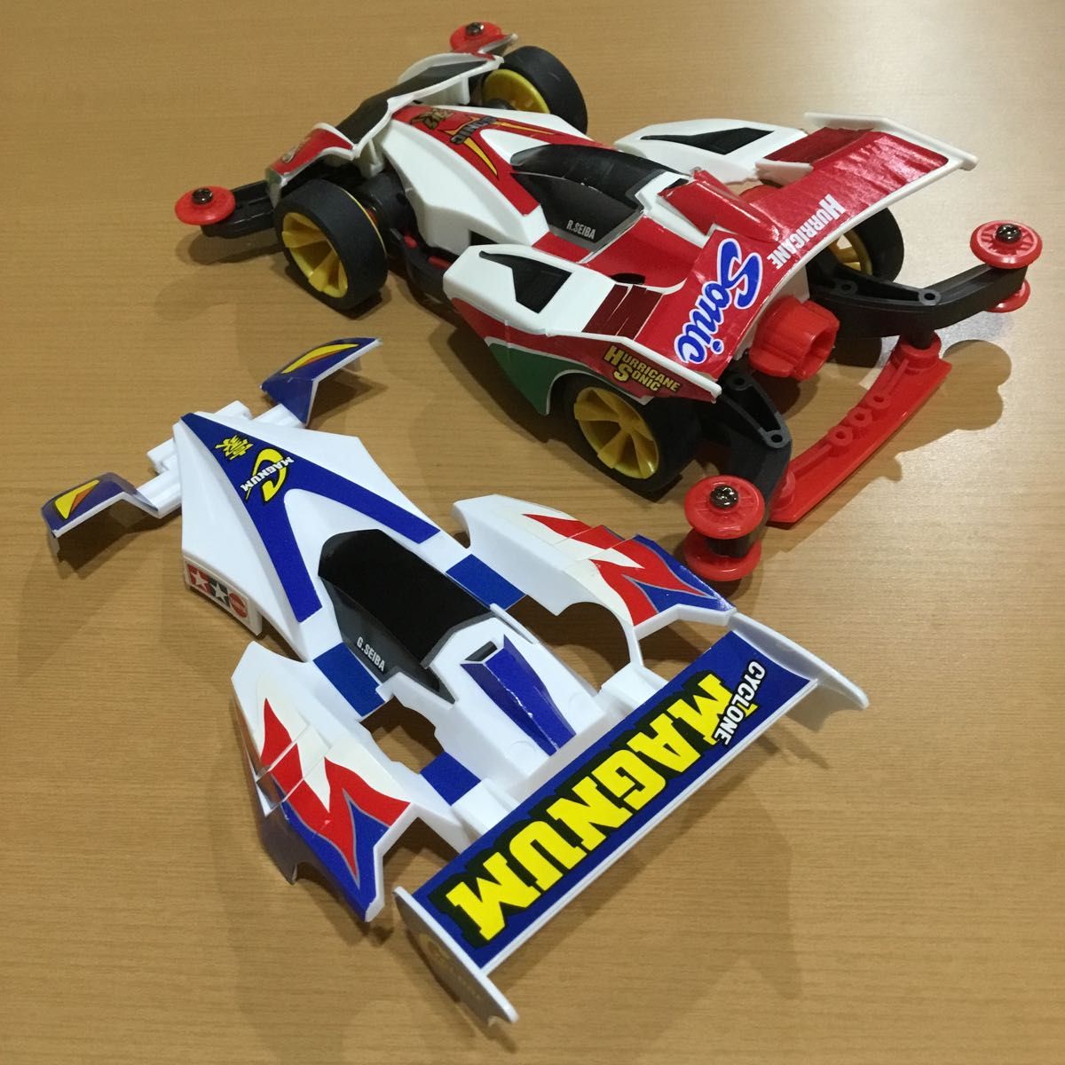 タミヤ ミニ四駆 ハリケーンソニック サイクロンマグナムボディ タミヤ ミニ四駆 ハリケーンソニック サイクロンマグナムボディ