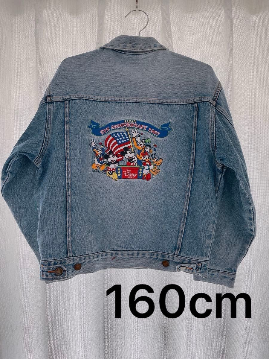 中古 ディズニーストア 5周年 デニムジャケット キッズ 160cm 中古 ディズニーストア 5周年 デニムジャケット キッズ 160cm