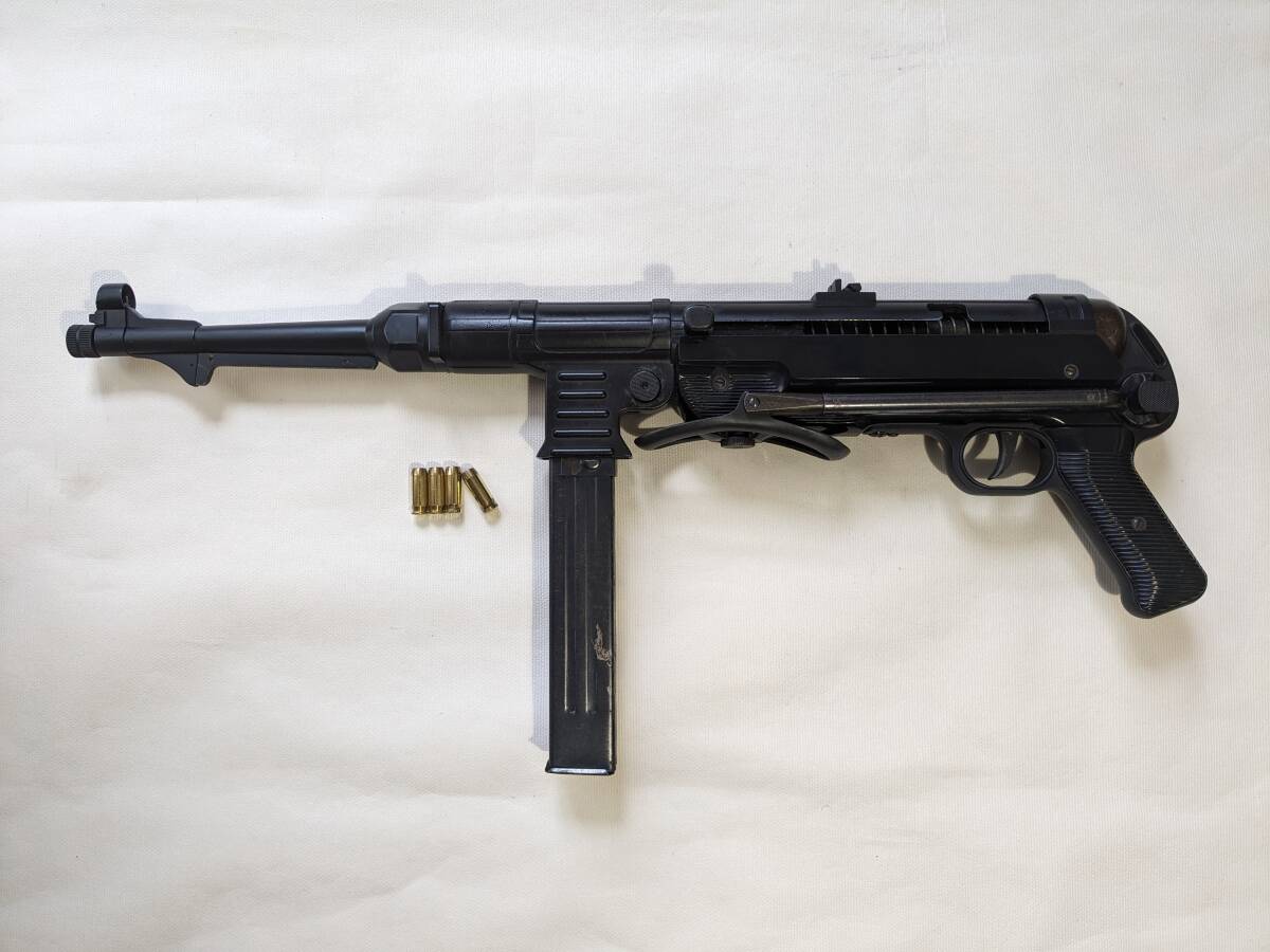 【珍品】マルシン MP40 smg刻印有 MP-40 マルシン金属製モデルガン SMG刻印有り シュマイザー