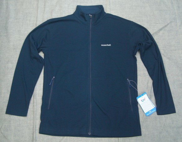 新品mont-bell(モンベル) WIC.フルジップシャツ Men's ネイビー(NV) Mサイズ