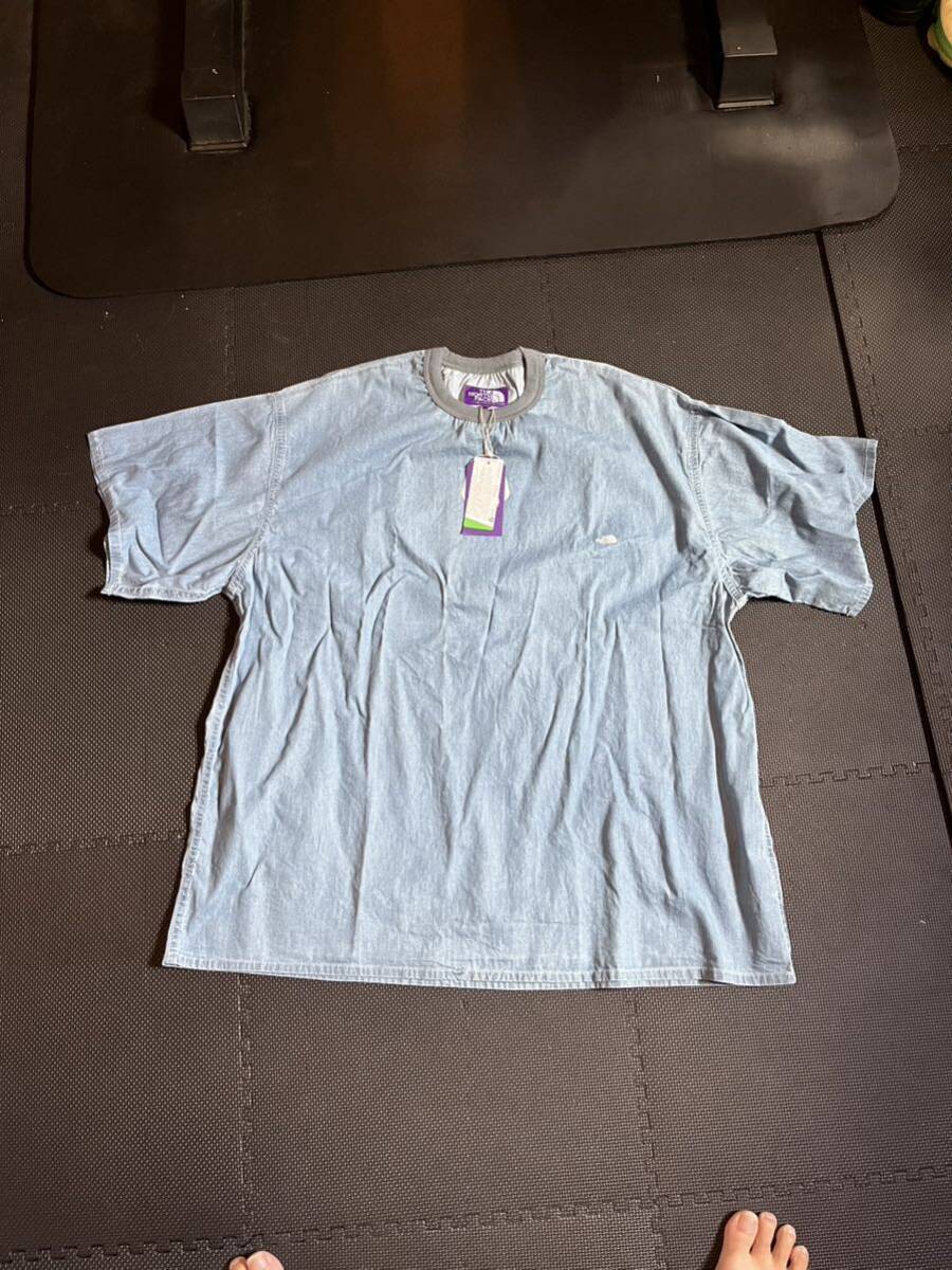 ノースフェイス パープルレーベル デニム Tシャツ 新品 ノースフェイス パープルレーベル デニム Tシャツ 新品