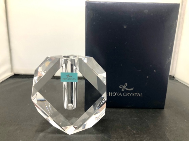 U721 ホヤ HOYA クリスタル 一輪差 ピコット UFS2109 箱付 U721 ホヤ HOYA クリスタル 一輪差 ピコット UFS2109 箱付