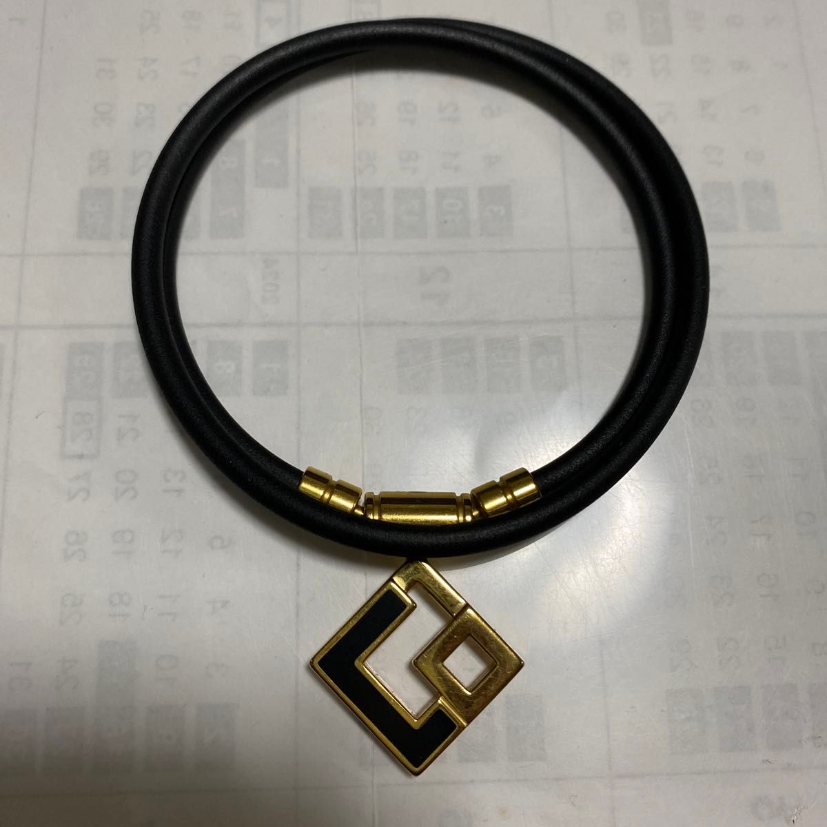 コラントッテ TAO ネックレス AURA ブラック×ゴールド Lサイズ コラントッテ TAO ネックレス AURA ブラック×ゴールド Lサイズ