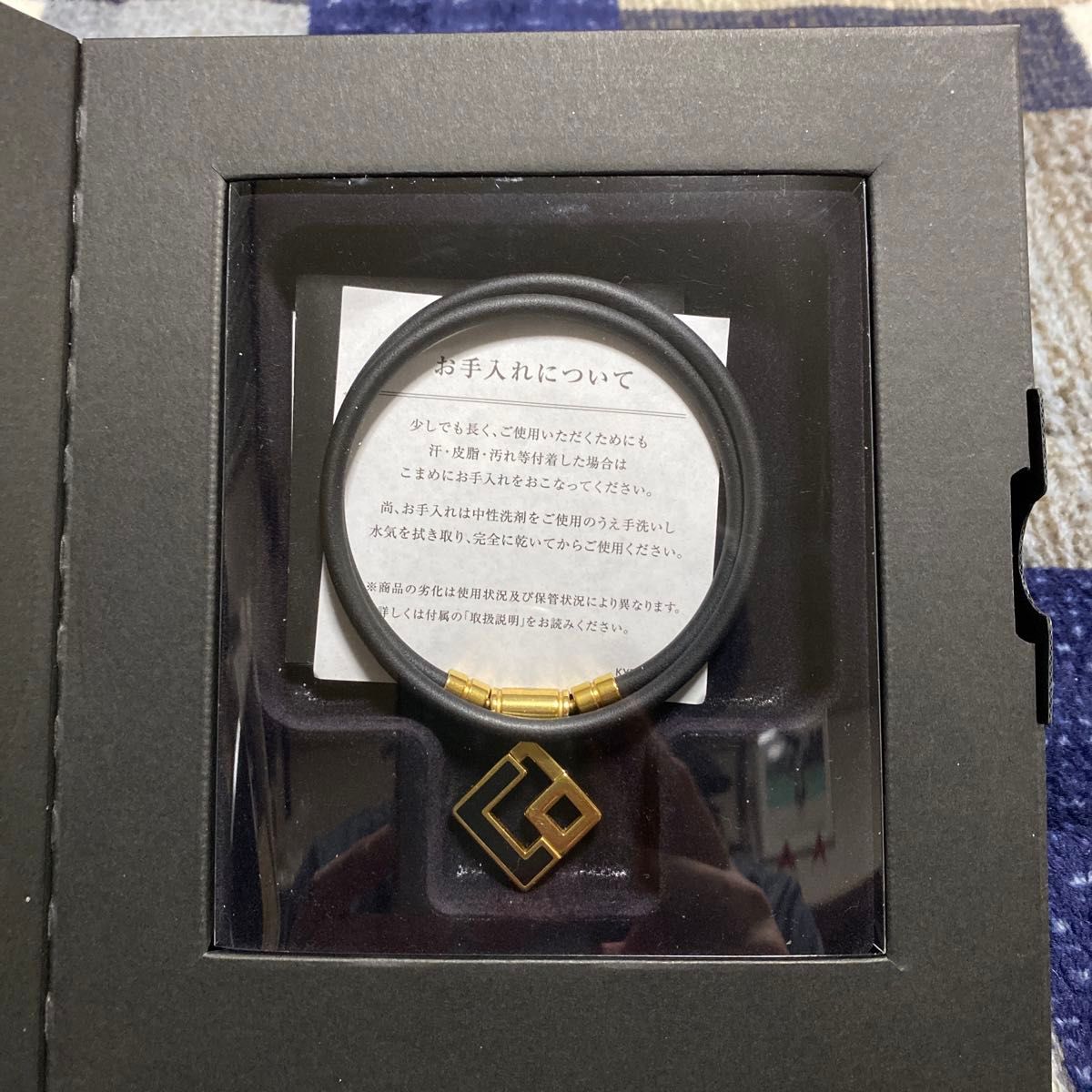 コラントッテ TAO ネックレス AURA ブラック×ゴールド Lサイズ コラントッテ TAO ネックレス AURA ブラック×ゴールド Lサイズ
