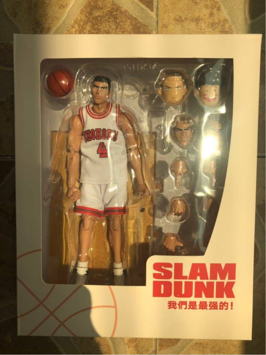 【即納】スラムダンク 1/10 可動フィギュア 湘北　白ユニフォーム 赤木剛憲 4号 SLAMDUNK ACTION FIGURE 非s.h.figuarts figma_画像10