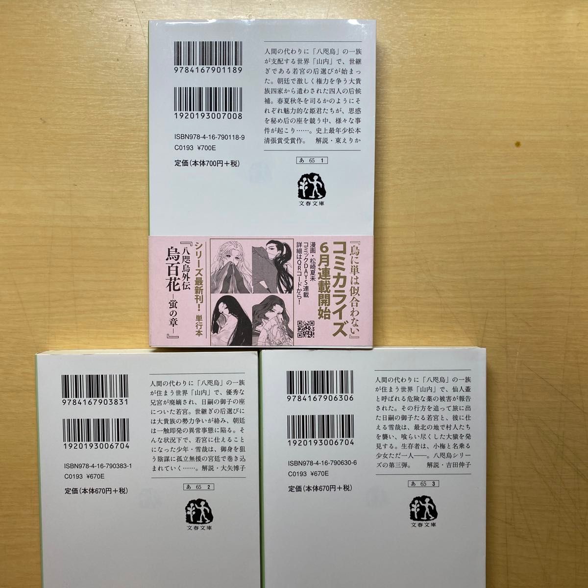阿部智里 八咫烏シリーズ 1巻〜8巻+外伝蛍の章 合計9冊セット 阿部智里 八咫烏シリーズ 1巻〜8巻+外伝蛍の章 合計9冊セット