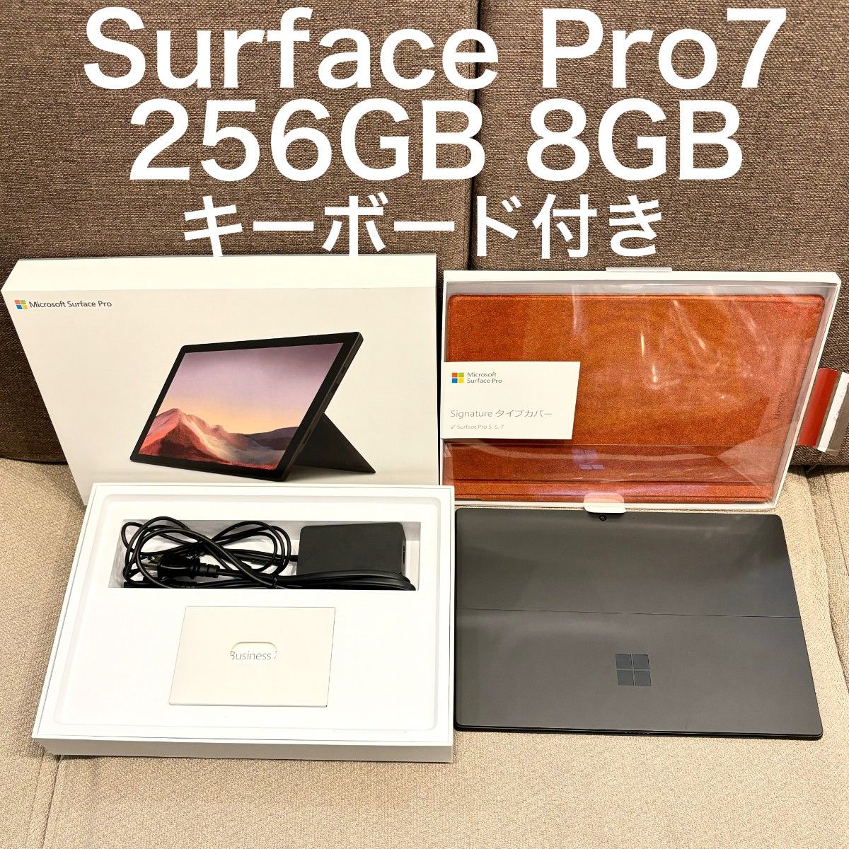 Surface pro7+ タブレット型PC 純正充電器キーボード付き Surface pro7+ タブレット型PC 純正充電器キーボード付き