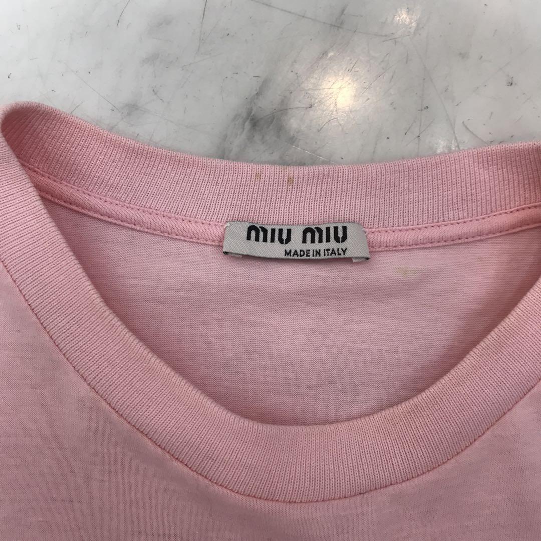 美品 miumiu Tシャツ 猫 キャット ピンク ロゴ|Yahoo!フリマ 美品 miumiu Tシャツ 猫 キャット ピンク ロゴ|Yahoo!フリマ