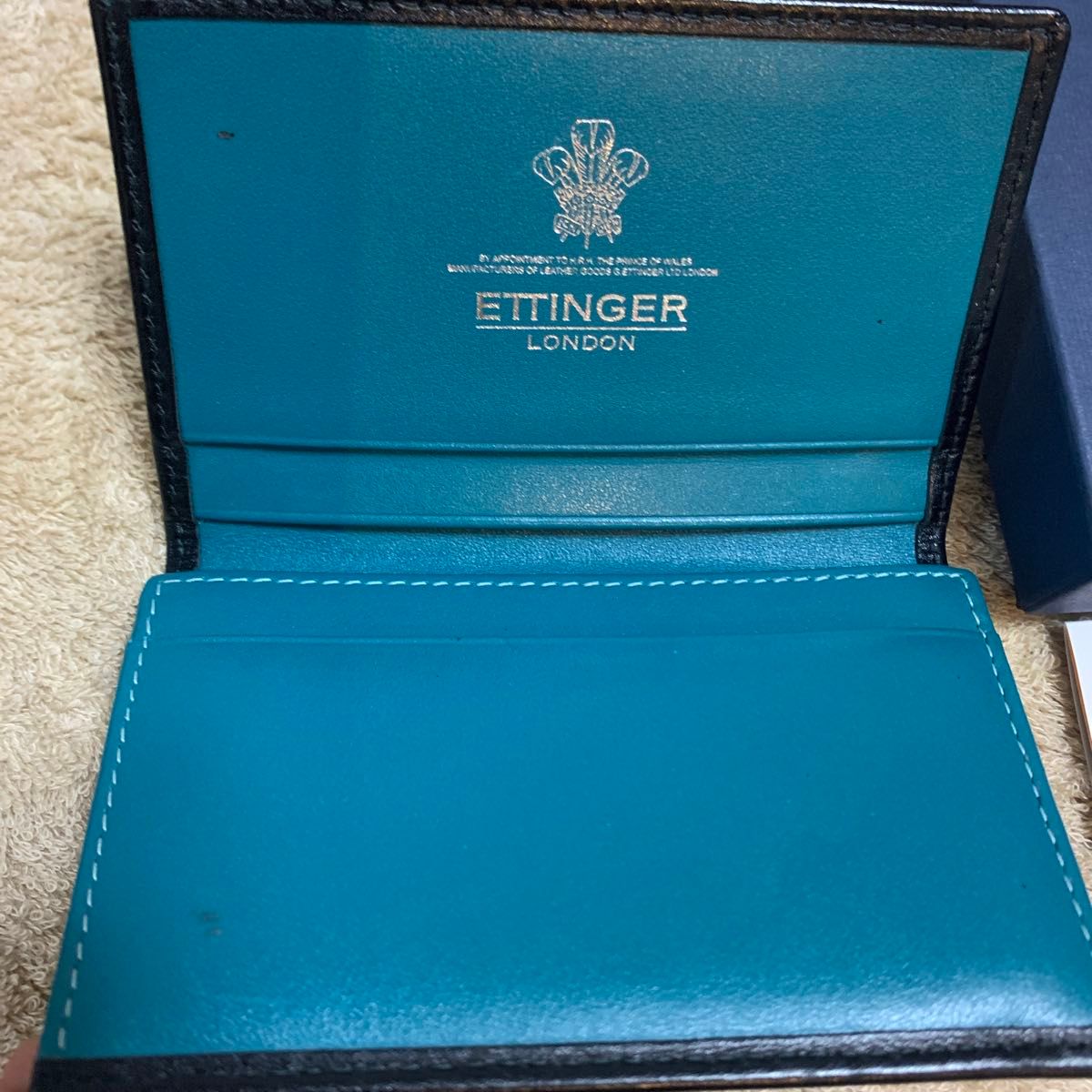 ETTINGER エッティンガー CARD CASE ターコイズ 名刺入れ カード ETTINGER エッティンガー CARD CASE ターコイズ 名刺入れ カード
