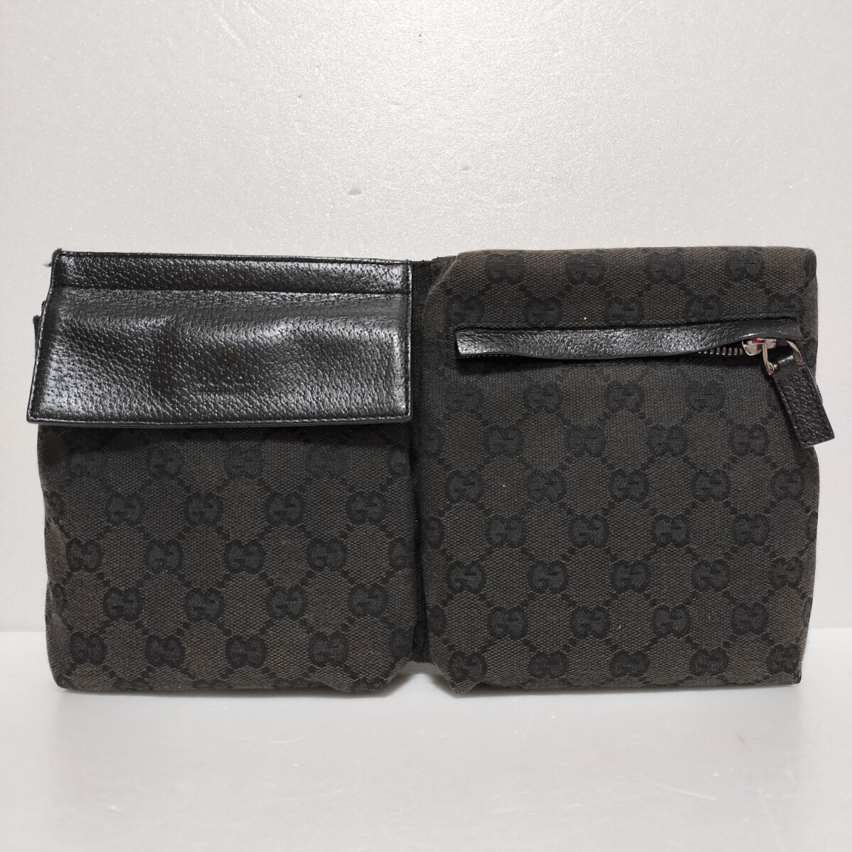 Gucci グッチ ボディバッグ ウエストポーチ GGキャンバス レザー Gucci グッチ ボディバッグ ウエストポーチ GGキャンバス レザー