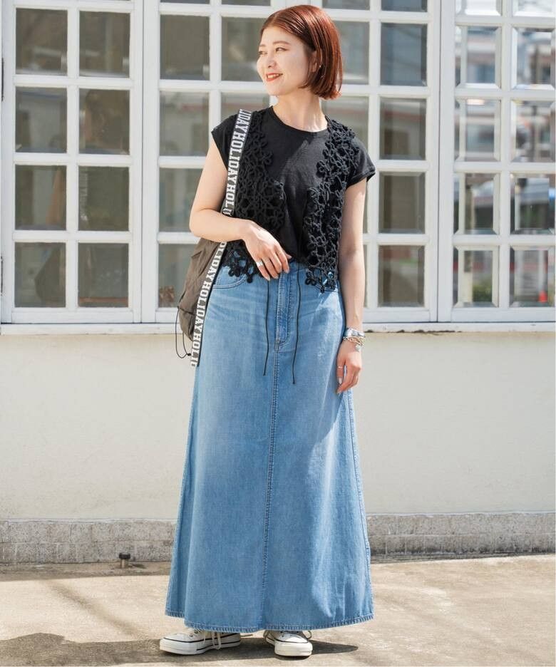 アッパーハイツ 別注 THE LAZY SKIRT スピックアンドスパン 新品 スピックアンドスパン upper hights/アッパーハイツ 別注