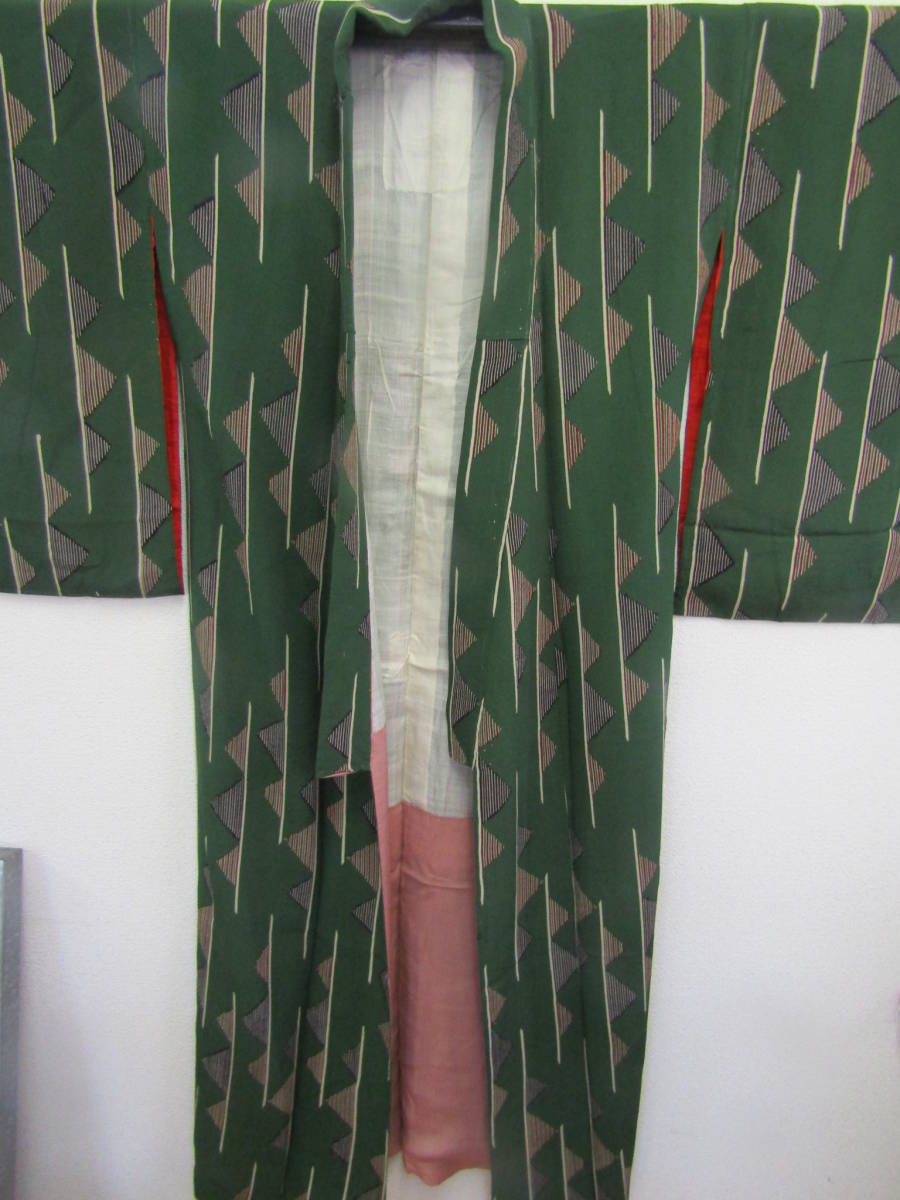 マダムルネッサンス　錦紗の着物（せ038） アンティーク着物