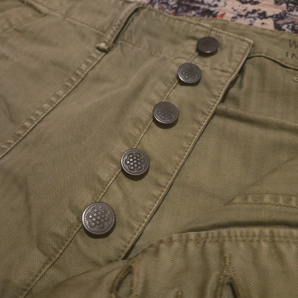 名作】 RRL 13 Star HBT Barker Pants 【29×30】ヘリンボーン 名作】 RRL 13 Star HBT Barker Pants 【29×30】ヘリンボーン