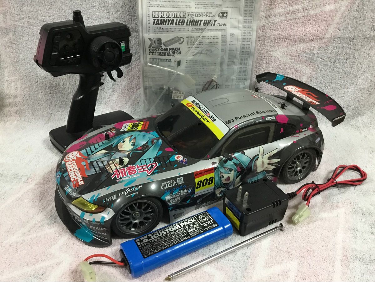 初音ミク studie GLAD BMW Z4 ( TT-01 TYPE- E )タミヤ 1/10 初音ミク studie GLAD BMW Z4 ( TT-01 TYPE- E )タミヤ 1/10