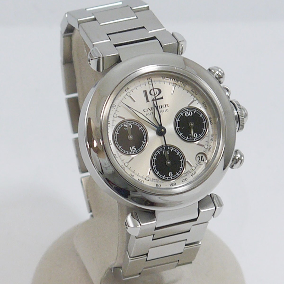 品 オーバーホール 磨き済み Cartier カルティエ 2412 パシャC