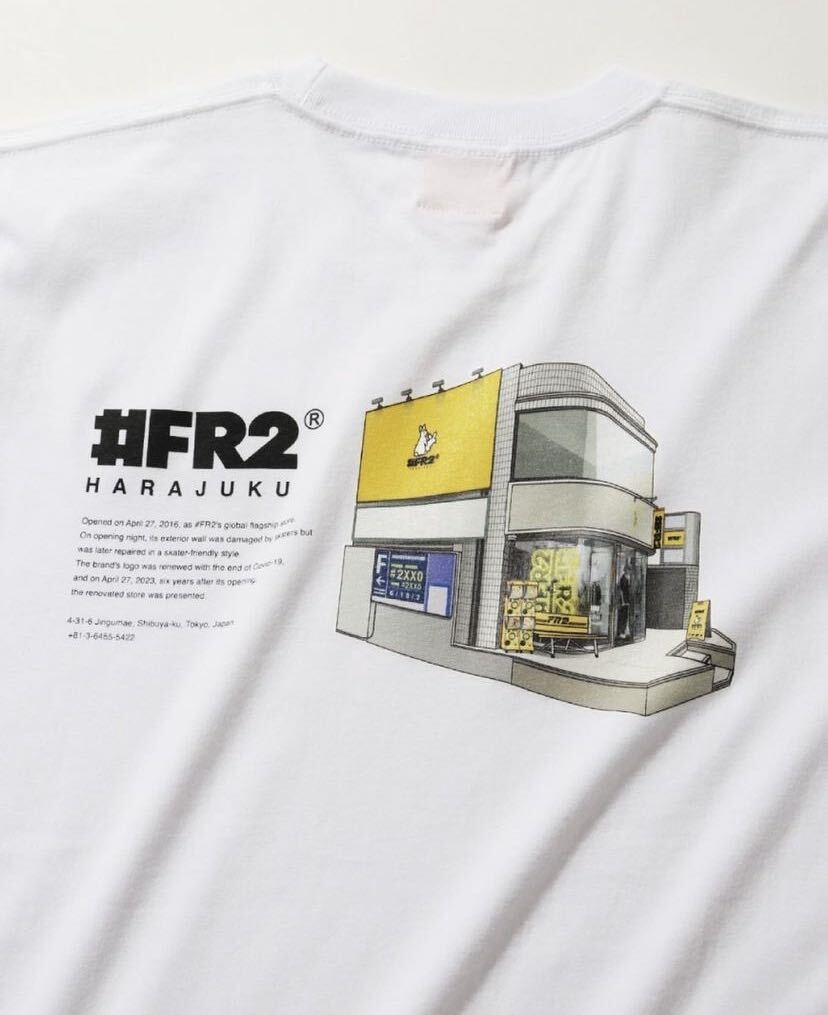 新品』FR2 原宿限定 Harajuku Store Tシャツ Lサイズ 白 新品』FR2 原宿限定 Harajuku Store Tシャツ Lサイズ 白