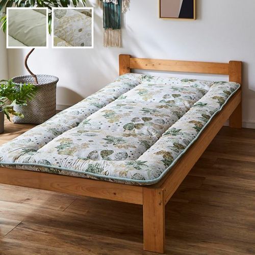 寝具 敷き布団 抗菌防臭 防ダニ オールシーズン ダブルロング グリーン 約140×210cm イケヒコ ID002 送料無料 正規店 新品