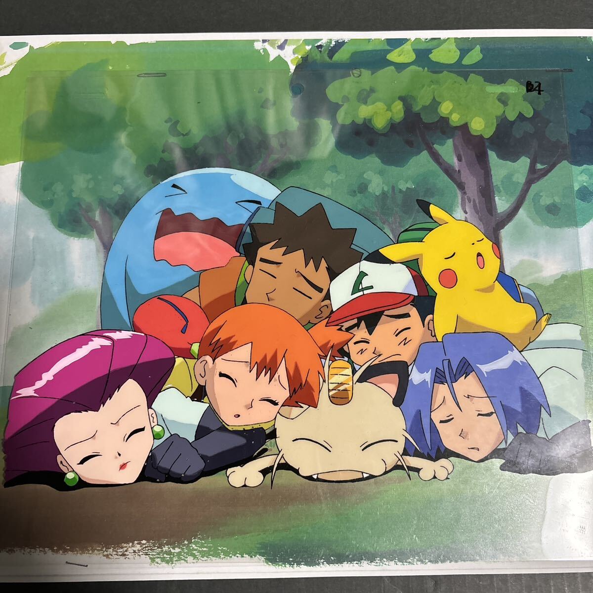 美品 ポケットモンスター 無印アニメ POCKETMONSTERS 直筆絵 美品 ポケットモンスター 無印アニメ POCKETMONSTERS 直筆絵