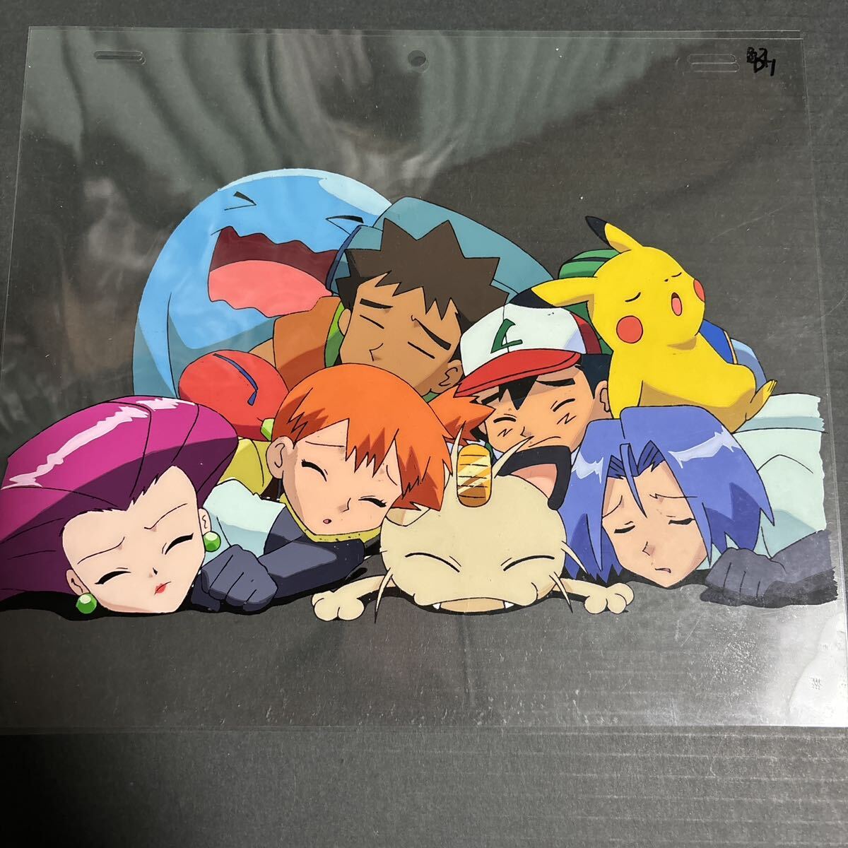 美品 ポケットモンスター 無印アニメ POCKETMONSTERS 直筆絵 美品 ポケットモンスター 無印アニメ POCKETMONSTERS 直筆絵