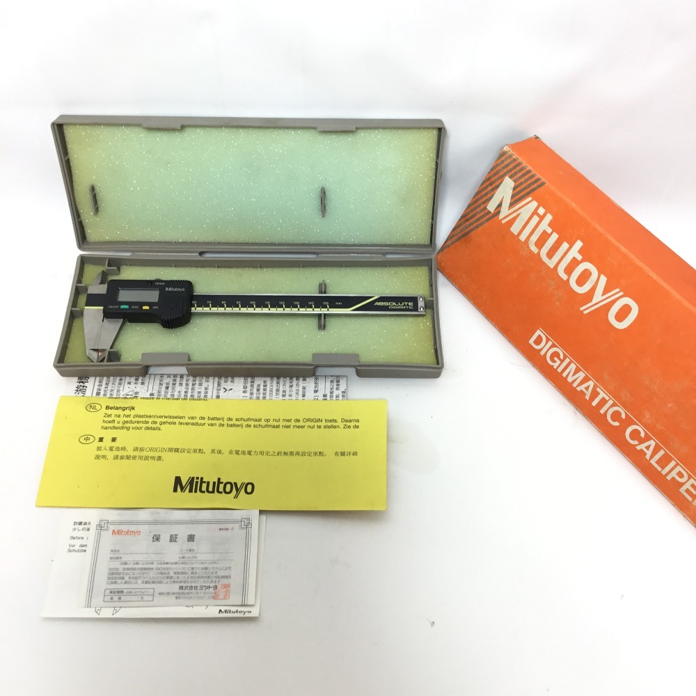 ΘΘ Mitutoyo ミツトヨ デジタルノギス CD-15CP ケース付き やや傷や汚れあり