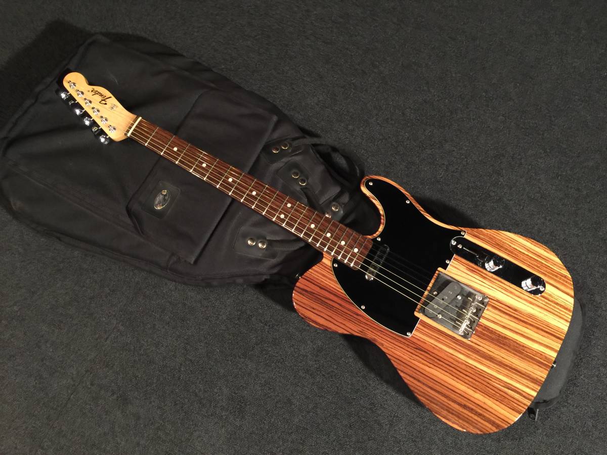 No.035919　超レア！ Zebrawood TELECASTER　MADE IN JAPAN 　フルメンテ済み！mint_画像1