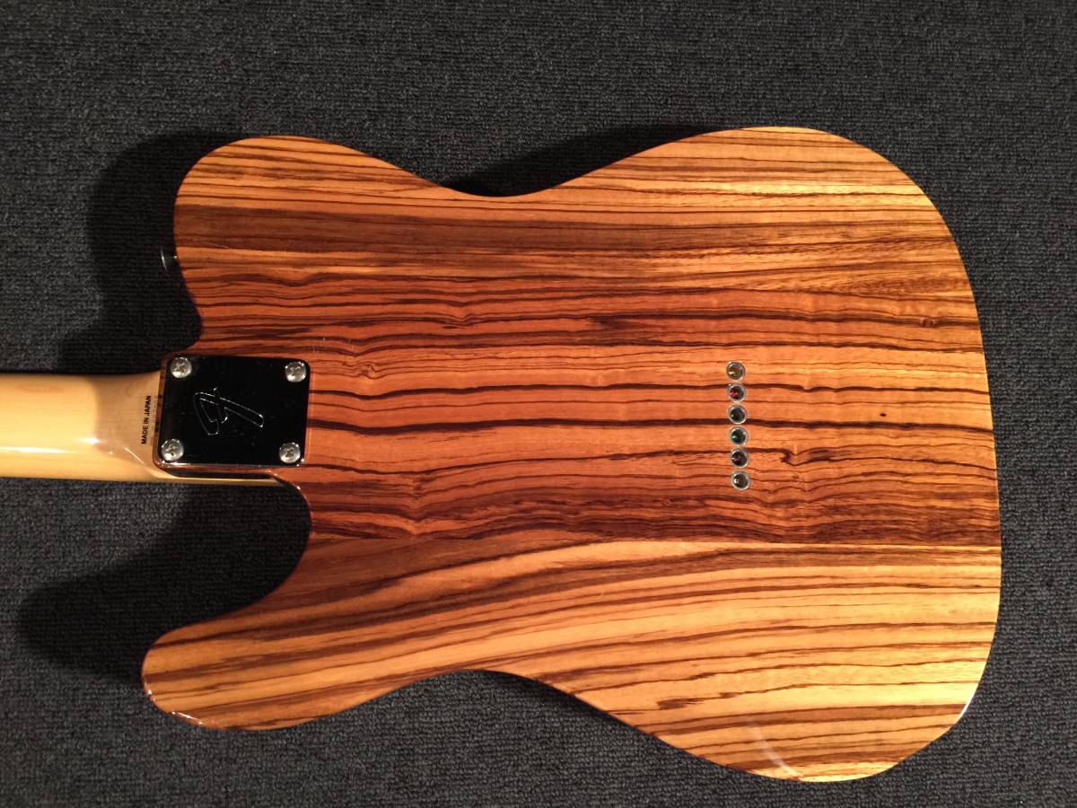 No.035919　超レア！ Zebrawood TELECASTER　MADE IN JAPAN 　フルメンテ済み！mint_画像5