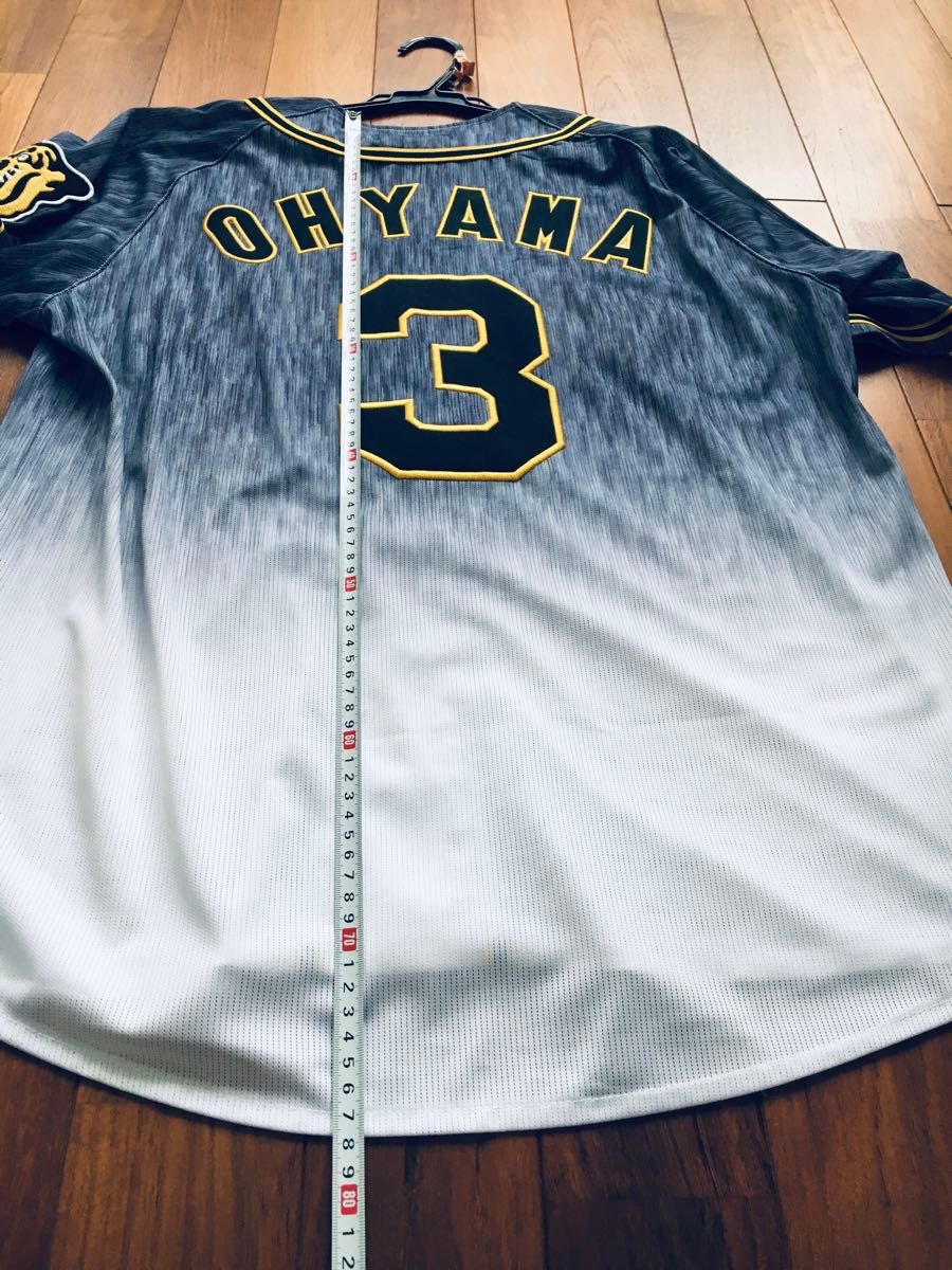 阪神タイガース 大山悠輔 ビジター ユニフォーム 刺繍 大山 阪神タイガース 大山悠輔 ビジター ユニフォーム 刺繍 大山