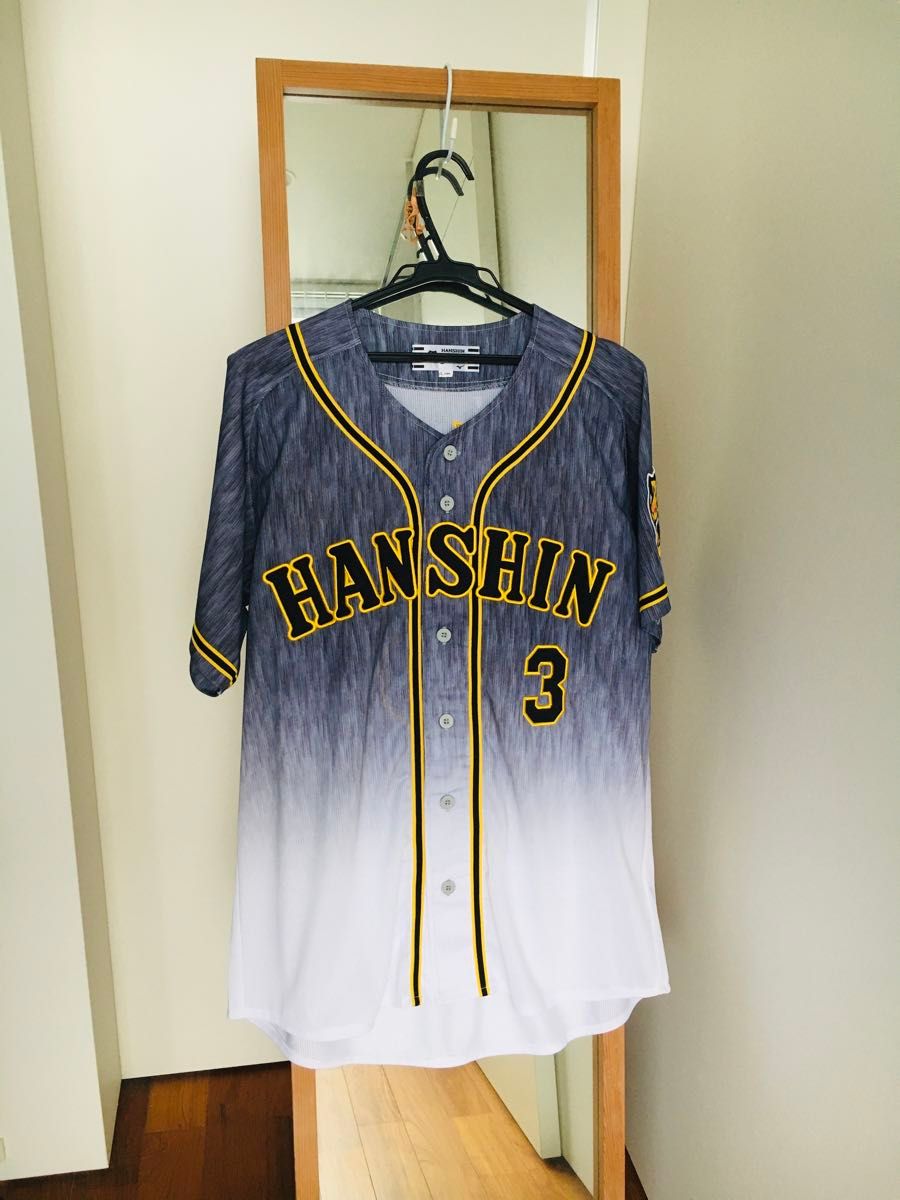阪神タイガース 大山悠輔 ビジター ユニフォーム 刺繍 大山 阪神タイガース 大山悠輔 ビジター ユニフォーム 刺繍 大山