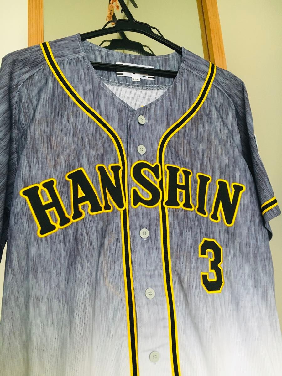 阪神タイガース 大山悠輔 ビジター ユニフォーム 刺繍 大山 阪神タイガース 大山悠輔 ビジター ユニフォーム 刺繍 大山