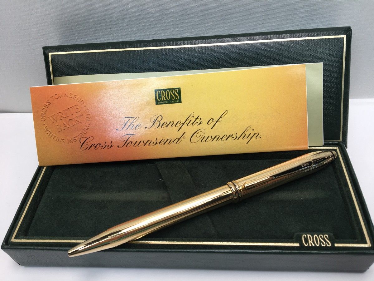 希少レア 極美品 クロス CROSS タウンゼント 18KTゴールド 金張 希少レア 極美品 クロス CROSS タウンゼント 18KTゴールド 金張