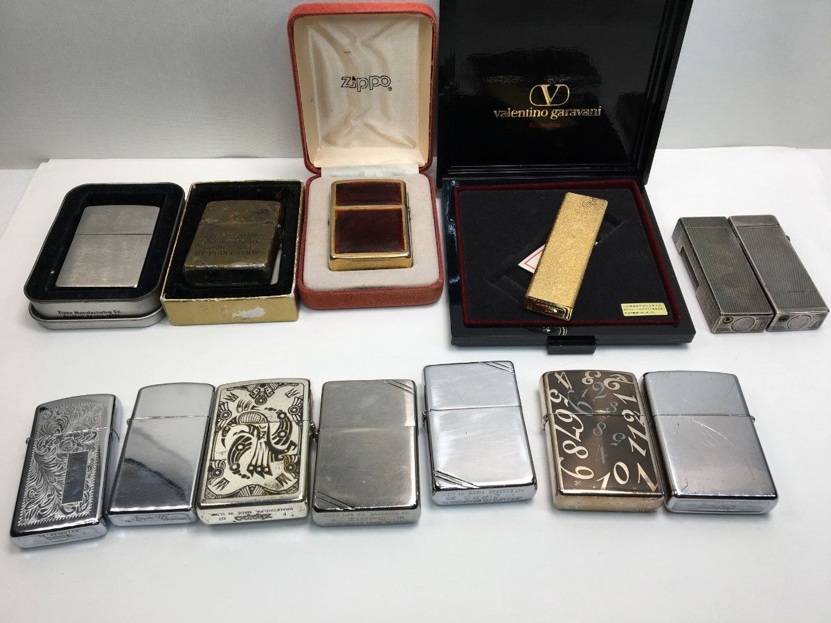 ダンヒル dunhill ジッポー Zippo等 オイル/ガスライター 13個 ダンヒル dunhill ジッポー Zippo等 オイル/ガスライター 13個