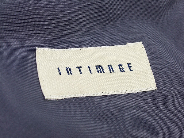 美品★INTIMAGE*インティメージ★グレー★春/夏/秋★2カラー*ピンストライプ★薄手*2B*シングルスーツ★A5(M相当)/メンズ_画像4