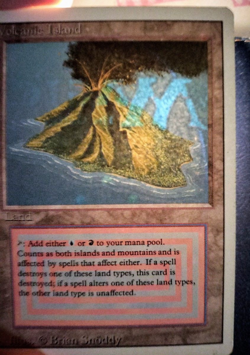 マジックザギャザリング MTG 3ED Volcanic Island ② Revised マジックザギャザリング MTG 3ED Volcanic Island ② Revised