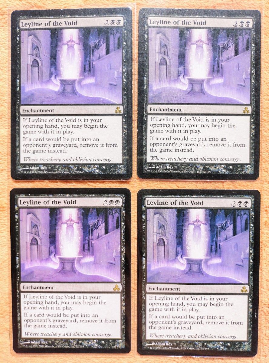 mtg 虚空の力線 4枚組 日 マジックザギャザリング 虚空の力線 4枚セット MTG ギルドパクト