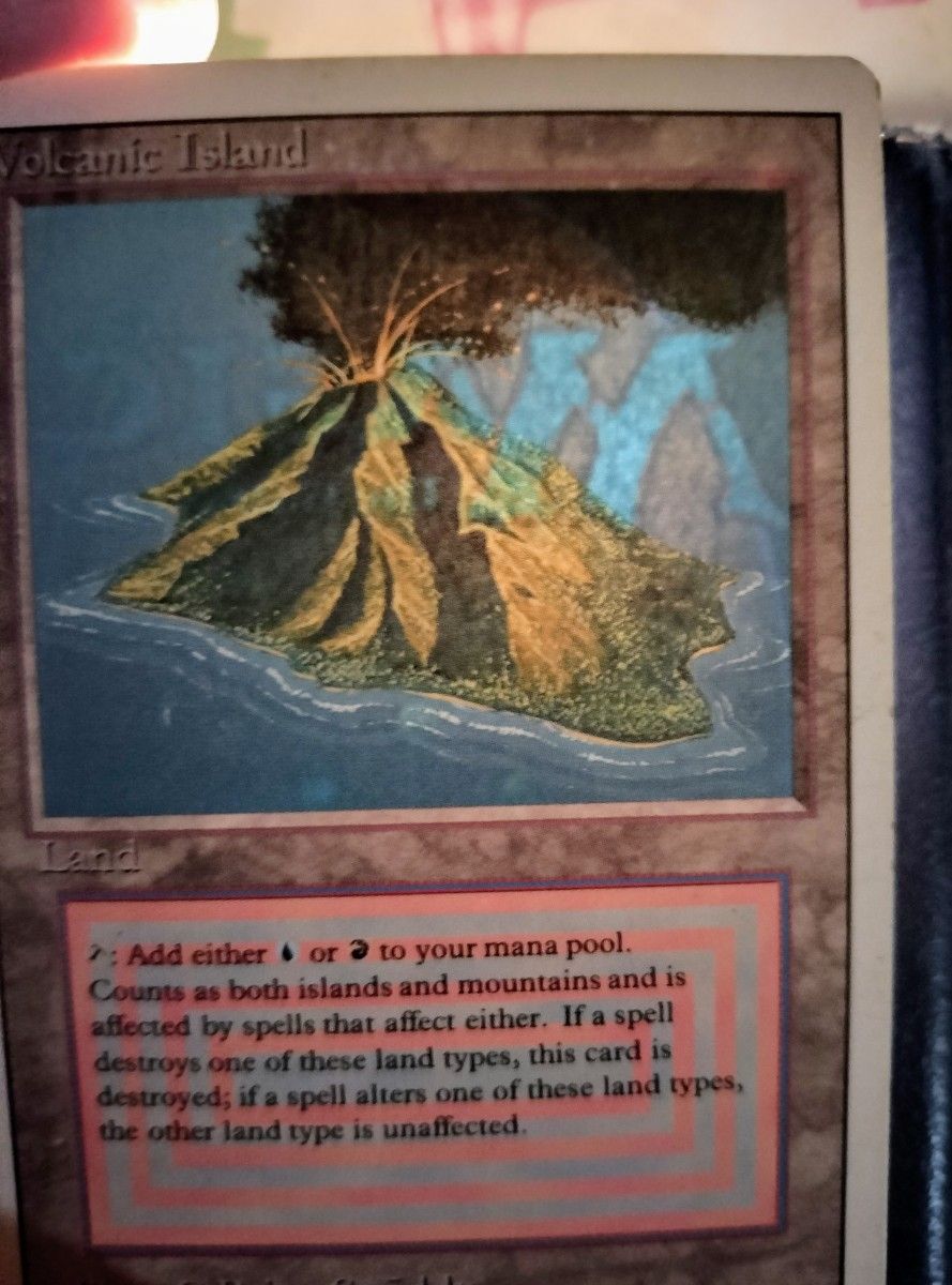 マジックザギャザリング MTG 3ED Volcanic Island ① Revised マジックザギャザリング MTG 3ED Volcanic Island ① Revised