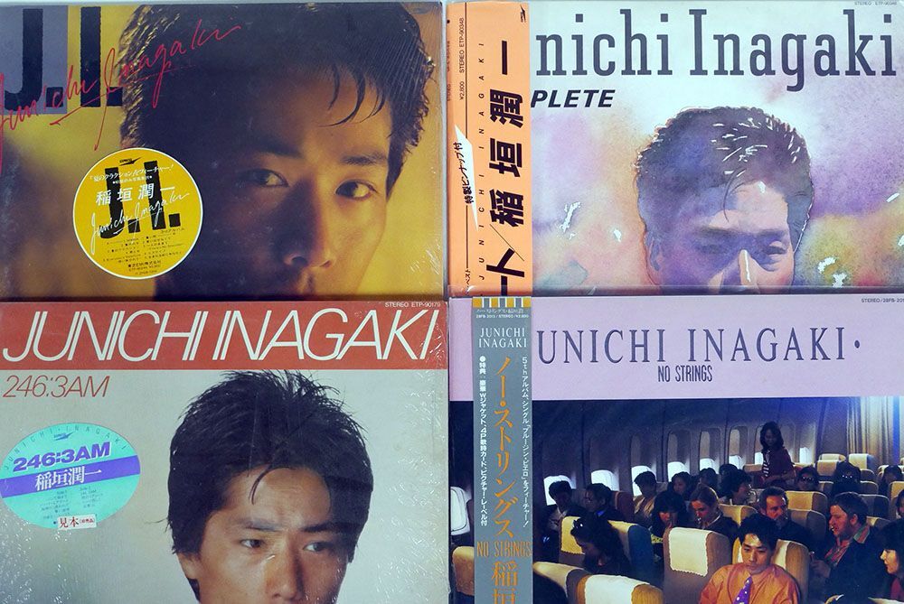 LP, часть, промо, с поясом оби Inagaki Jun'ichi /4 шт. комплект 