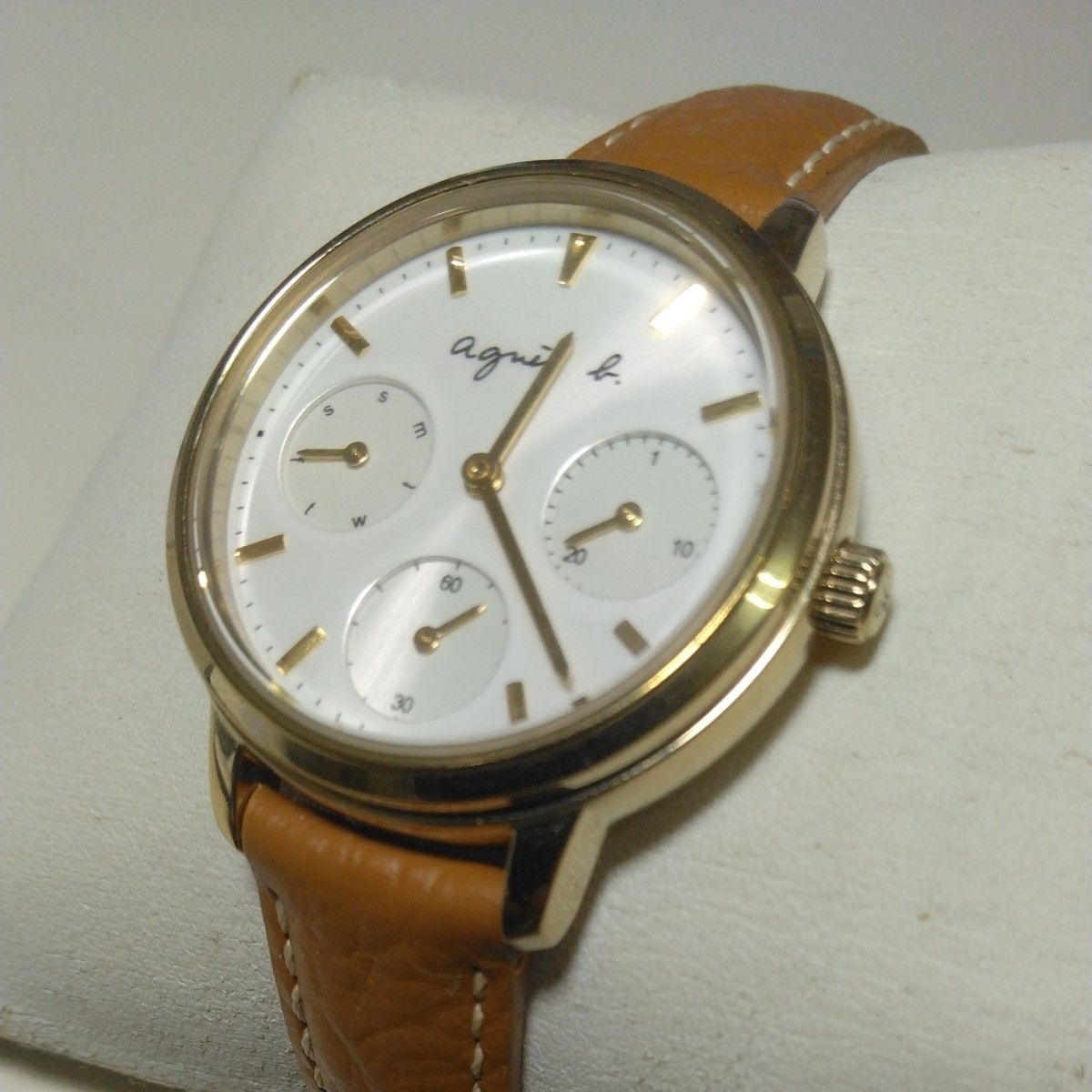 agnes b アニエスベー サム レディース クオーツ腕時計 VD75 agnes b アニエスベー サム レディース クオーツ腕時計 VD75