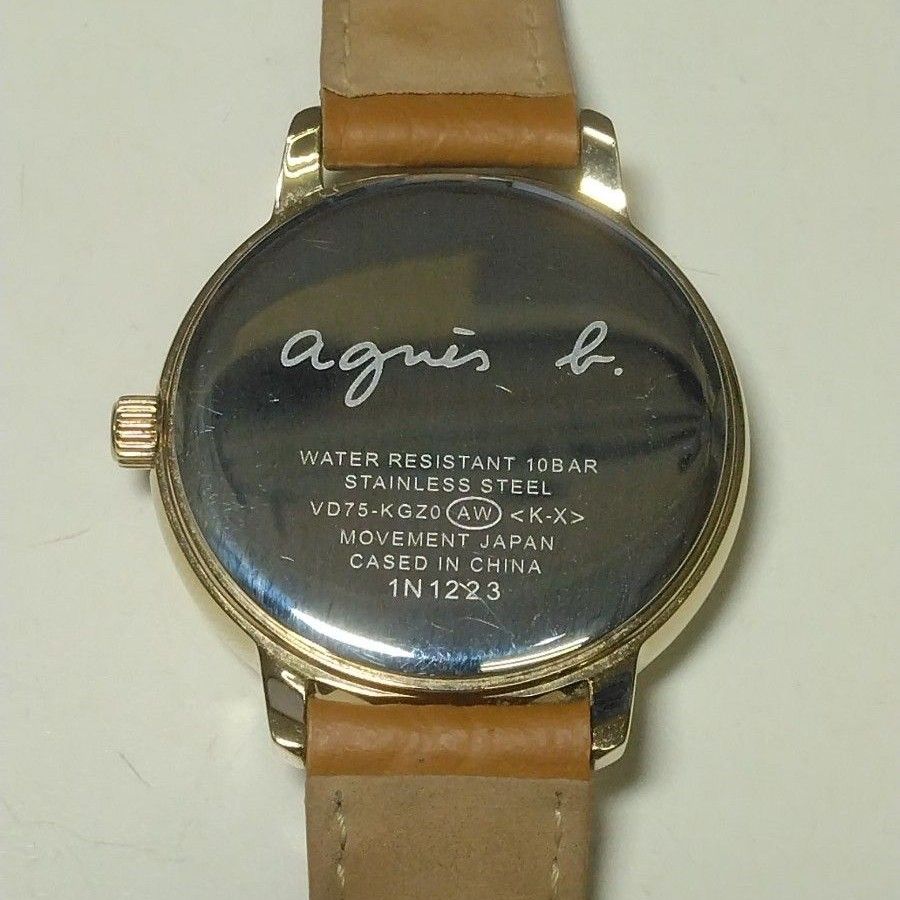 agnes b アニエスベー サム レディース クオーツ腕時計 VD75 agnes b アニエスベー サム レディース クオーツ腕時計 VD75