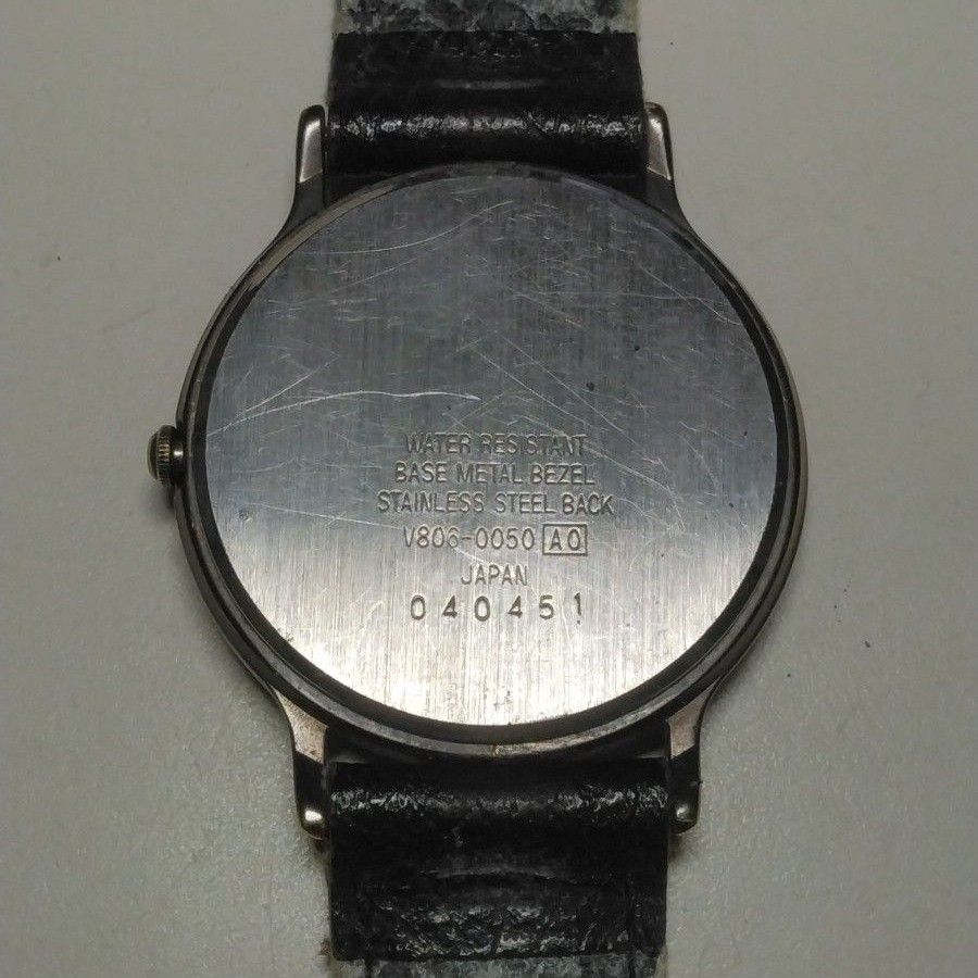 【昭和レトロ】SEIKO セイコー アルバ サンムーン メンズ クオーツ腕時計 V806-0050 【昭和レトロ】SEIKO セイコー アルバ サンムーン メンズ クオーツ腕時計 V806-0050