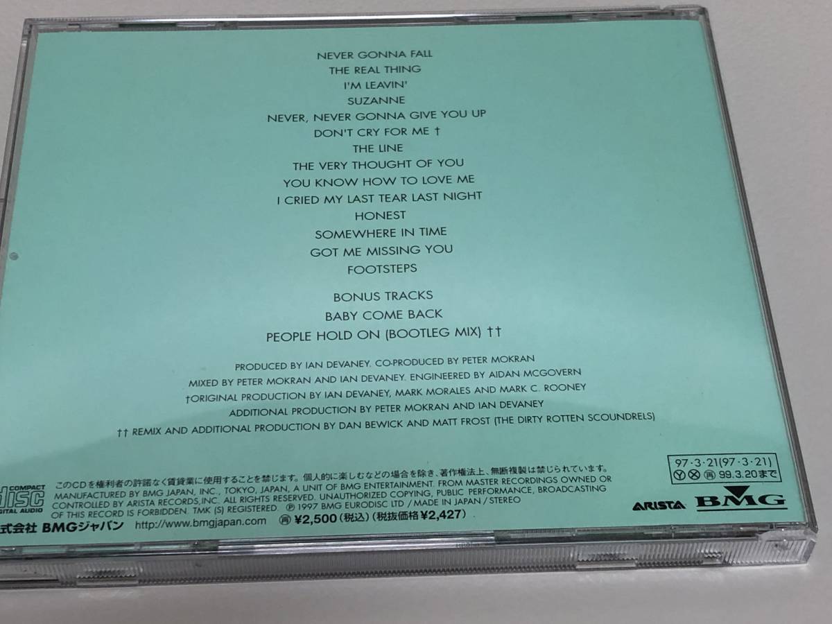 Lisa Stansfield リサ・スタンスフィールド / S.T.【CD】＊ Barry White、Phyllis Hymanカヴァー収録！_画像2