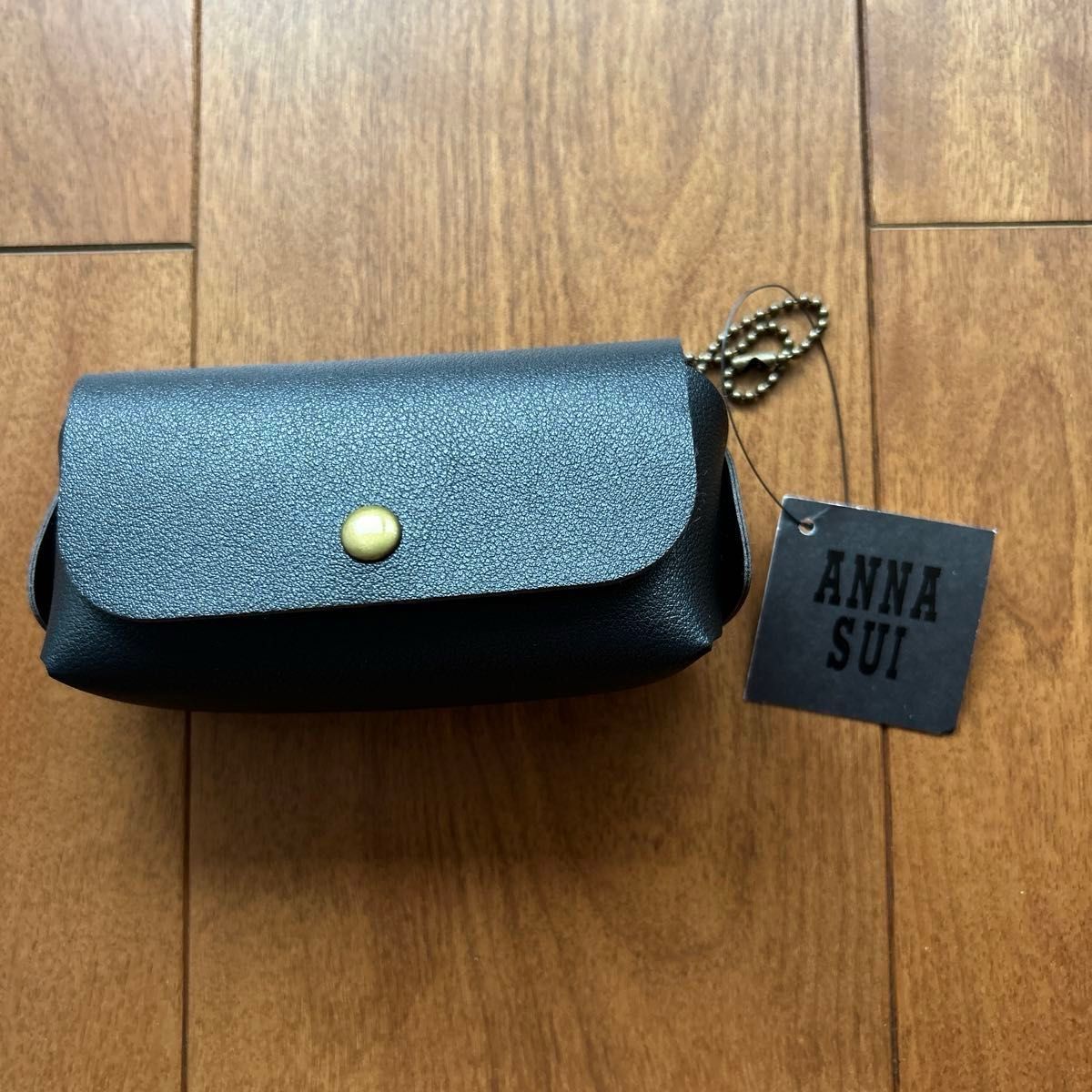 新品 ANNA SUI アナスイ エコバッグ ケース付き 刺繍 チュール 新品 ANNA SUI アナスイ エコバッグ ケース付き 刺繍 チュール