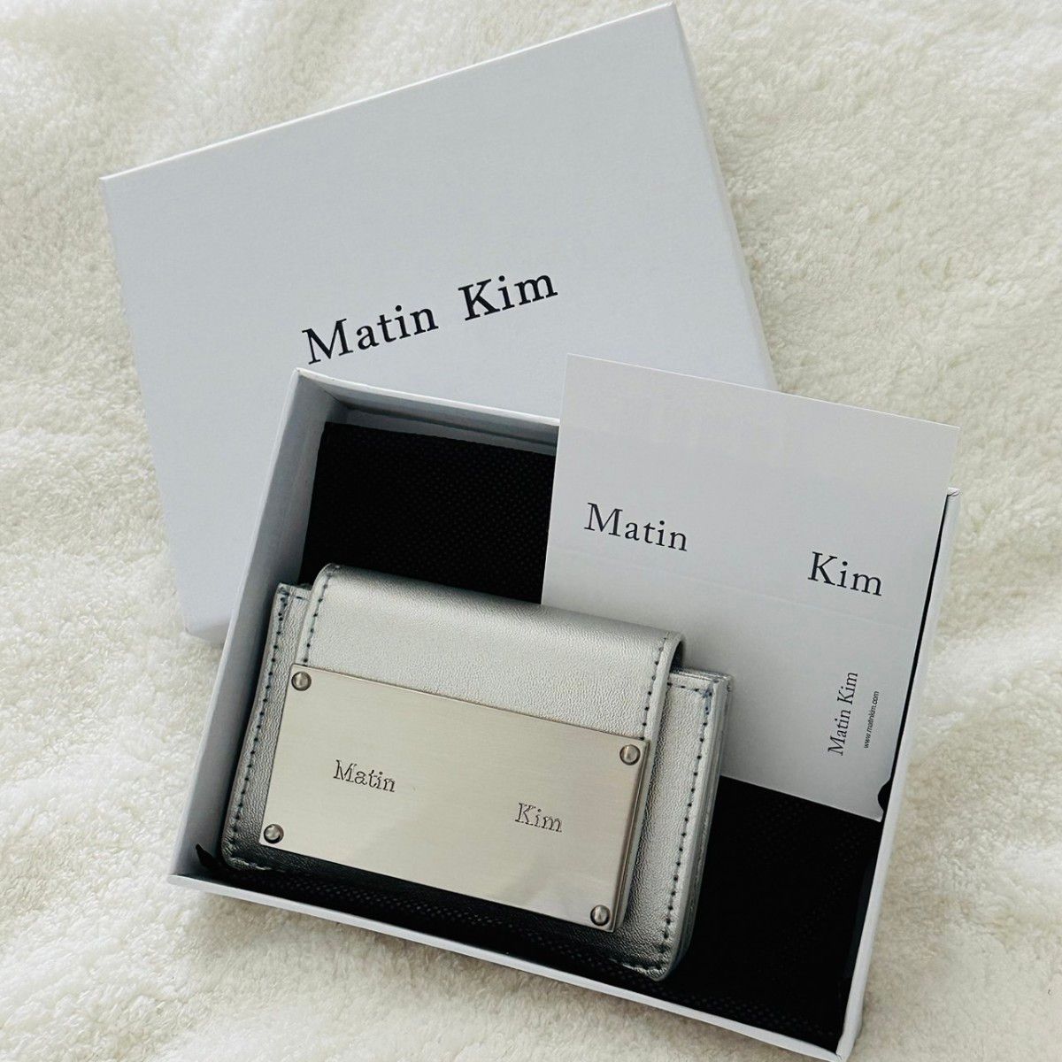 マーティンキム シルバーMatin Kim カードケース カード入れ マーティンキム シルバーMatin Kim カードケース カード入れ