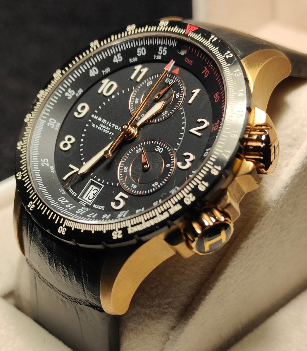 送料無料 超希少 ゴールド・ブラック Hamilton khaki eto 送料無料 超希少 ゴールド・ブラック Hamilton khaki eto