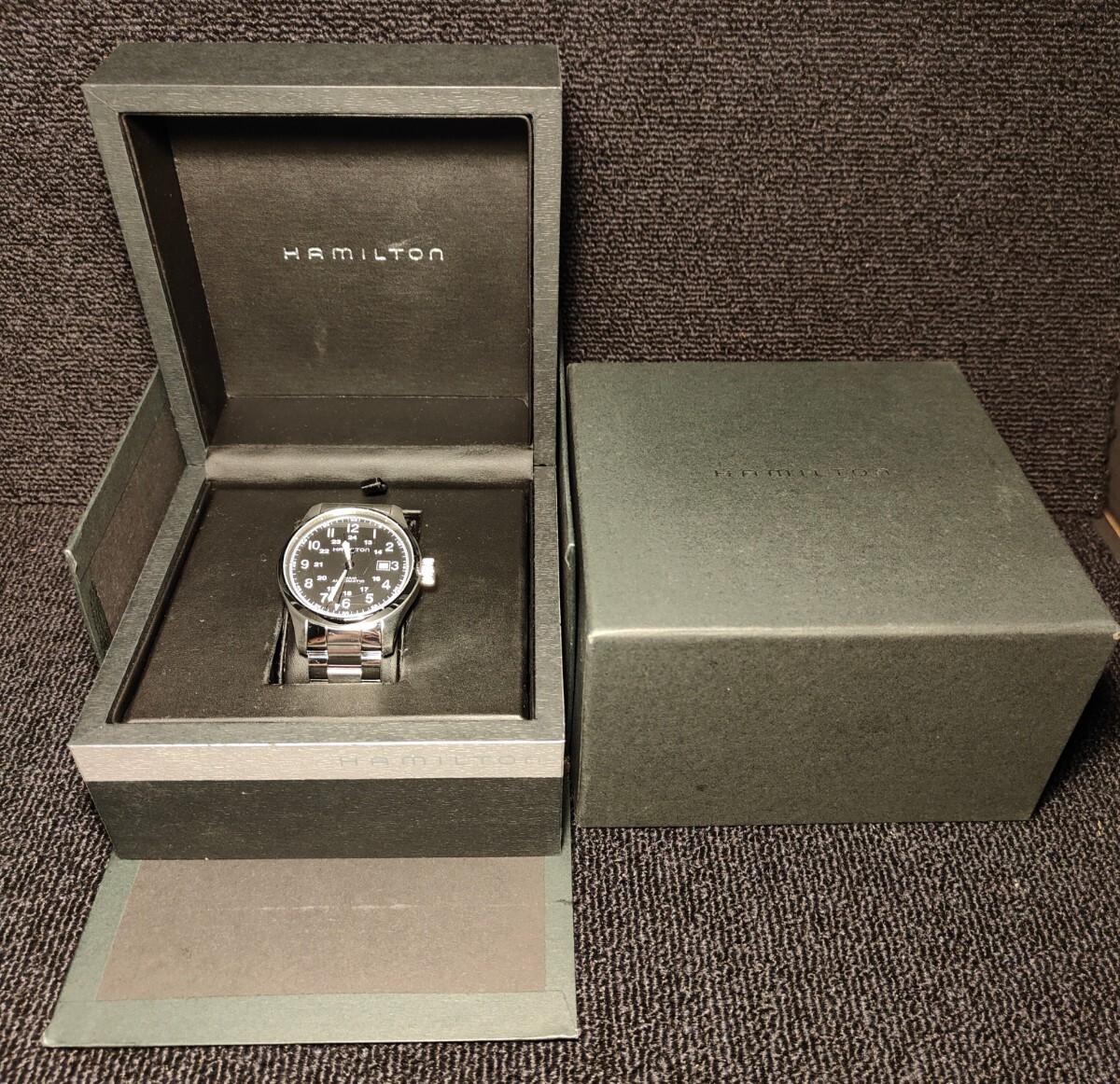 送料無料 大型44mm Hamilton KHAKI Field Automatic ハミルトン 送料無料 大型44mm Hamilton KHAKI Field Automatic ハミルトン
