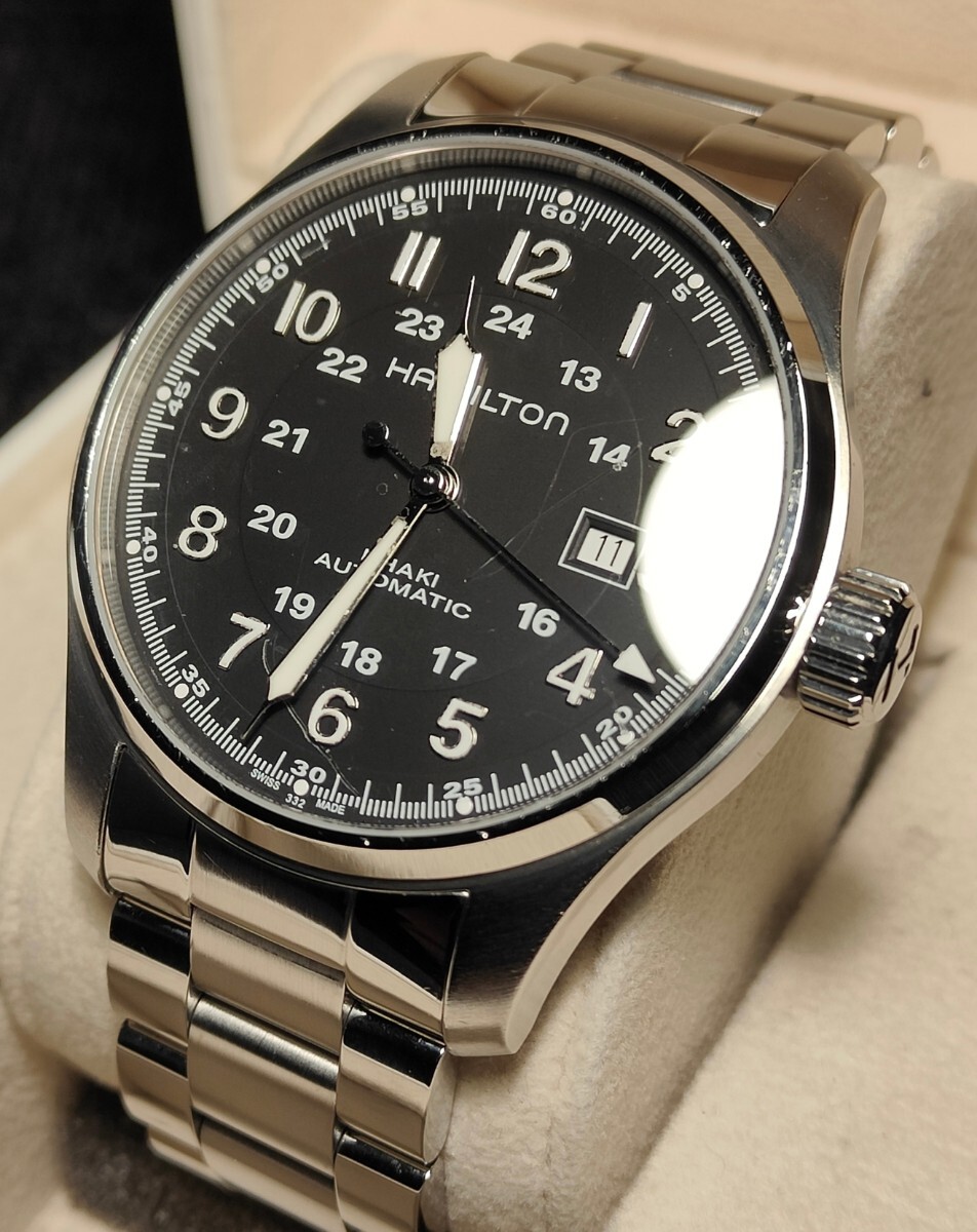 送料無料 大型44mm Hamilton KHAKI Field Automatic ハミルトン 送料無料 大型44mm Hamilton KHAKI Field Automatic ハミルトン