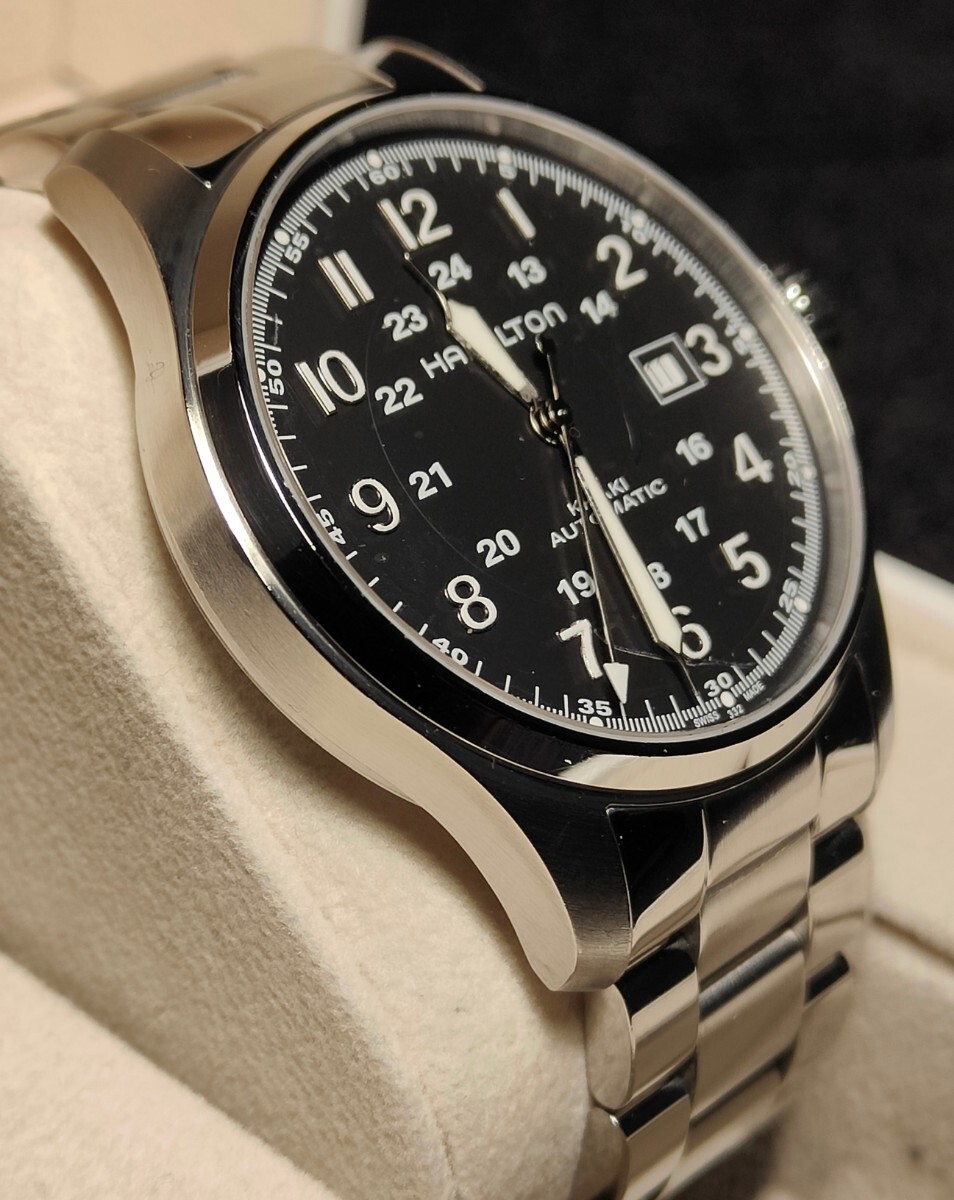 送料無料 大型44mm Hamilton KHAKI Field Automatic ハミルトン 送料無料 大型44mm Hamilton KHAKI Field Automatic ハミルトン