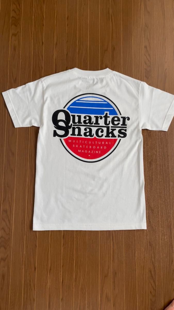 QUARTER SNACKS 新品 メンズTシャツ 白 クウォータースナック ニューヨーク イーストコースト スケートボード