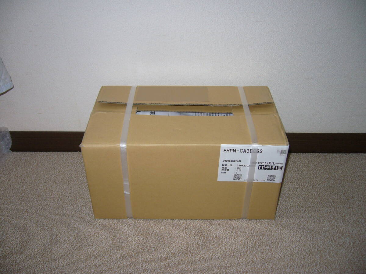 新品】 LIXIL INAX EHPN-CA3ECS2 (100V) 電気温水器 3L 2024年製 新品】 LIXIL INAX EHPN-CA3ECS2 (100V) 電気温水器 3L 2024年製