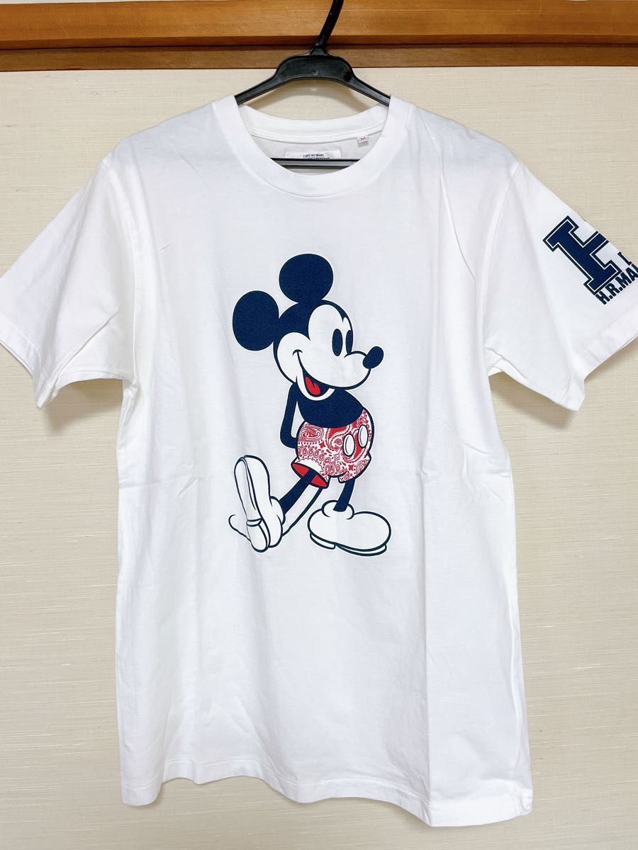 美品】ハリウッドランチマーケット ミッキーコラボ Tシャツ 美品】ハリウッドランチマーケット ミッキーコラボ Tシャツ