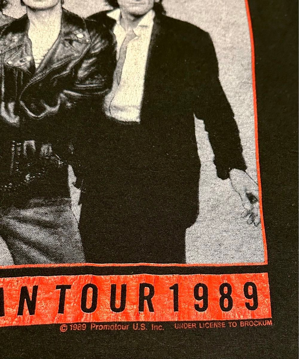 1989年 ローリングストーンズ 北米ツアー TシャツXL シングル 1989年 ローリングストーンズ 北米ツアー TシャツXL シングル